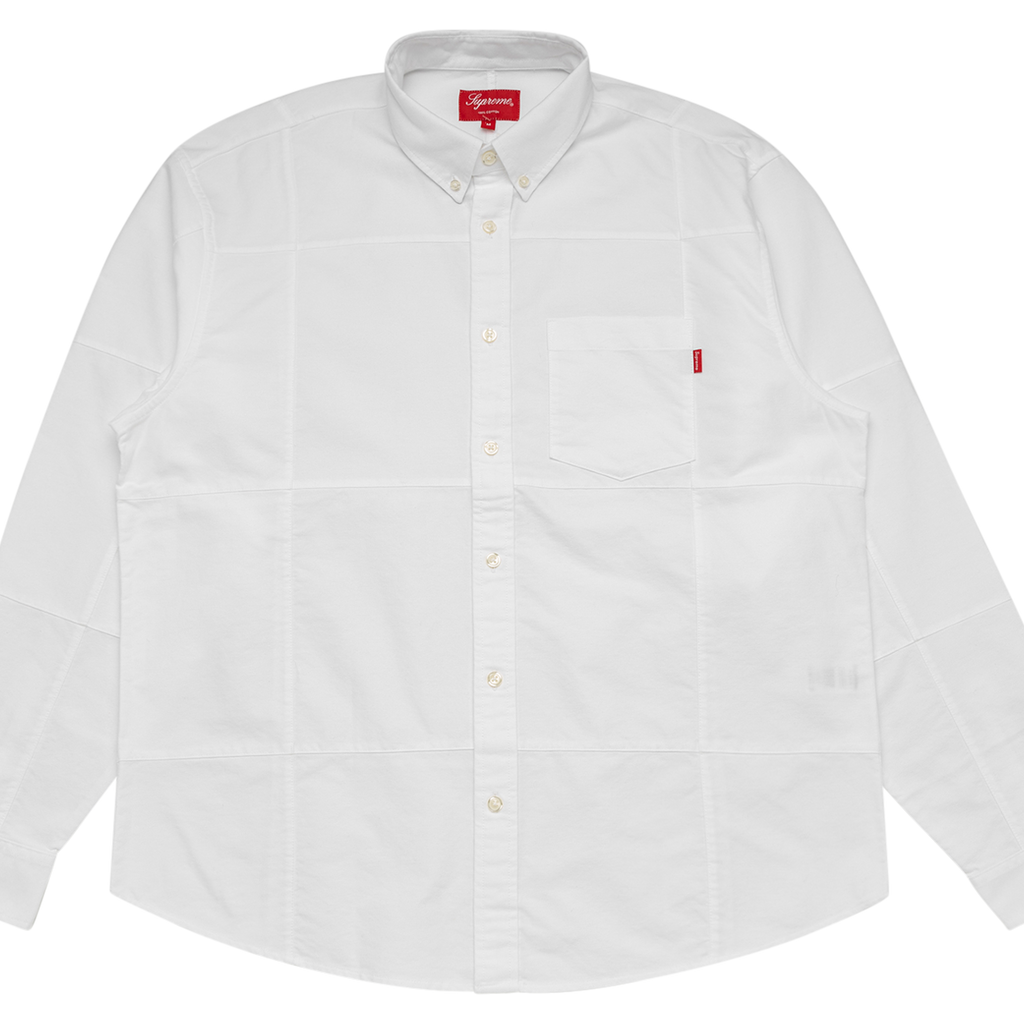 SUPREME Patchwork Oxford Shirt SUPREME Patchwork Oxford Shirt