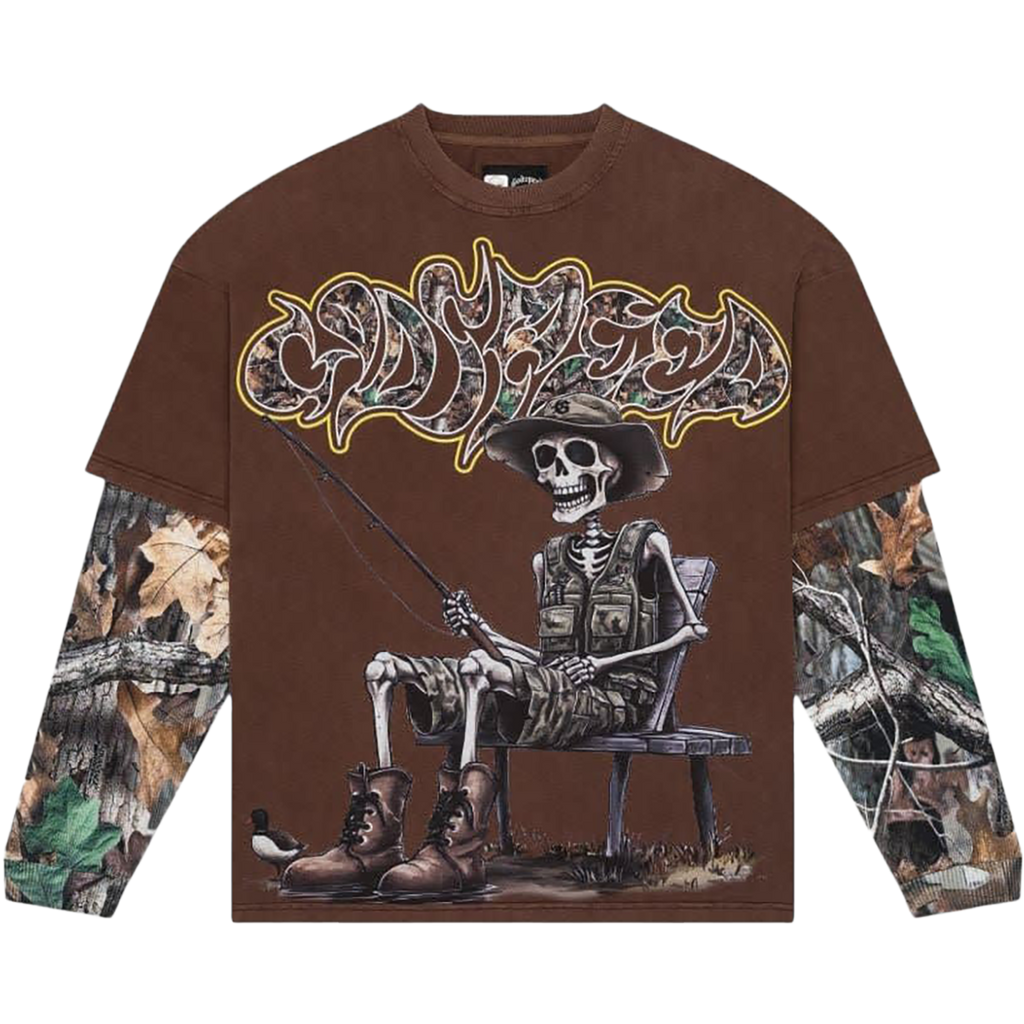 GODSPEED NEW YORK Gone Fishing Layered T-Shirt 