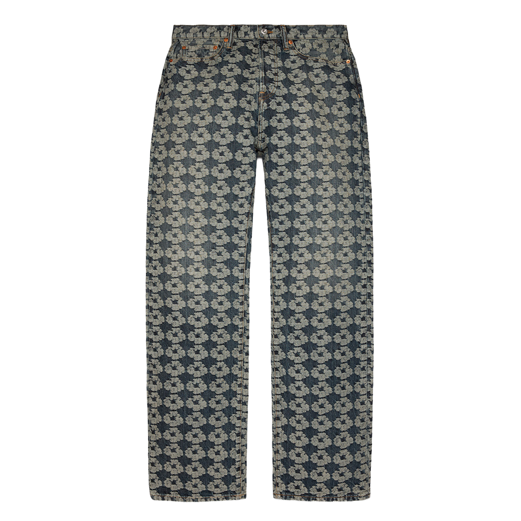 DENIM TEARS Baggy Jacquard Wreath Denim Pant 