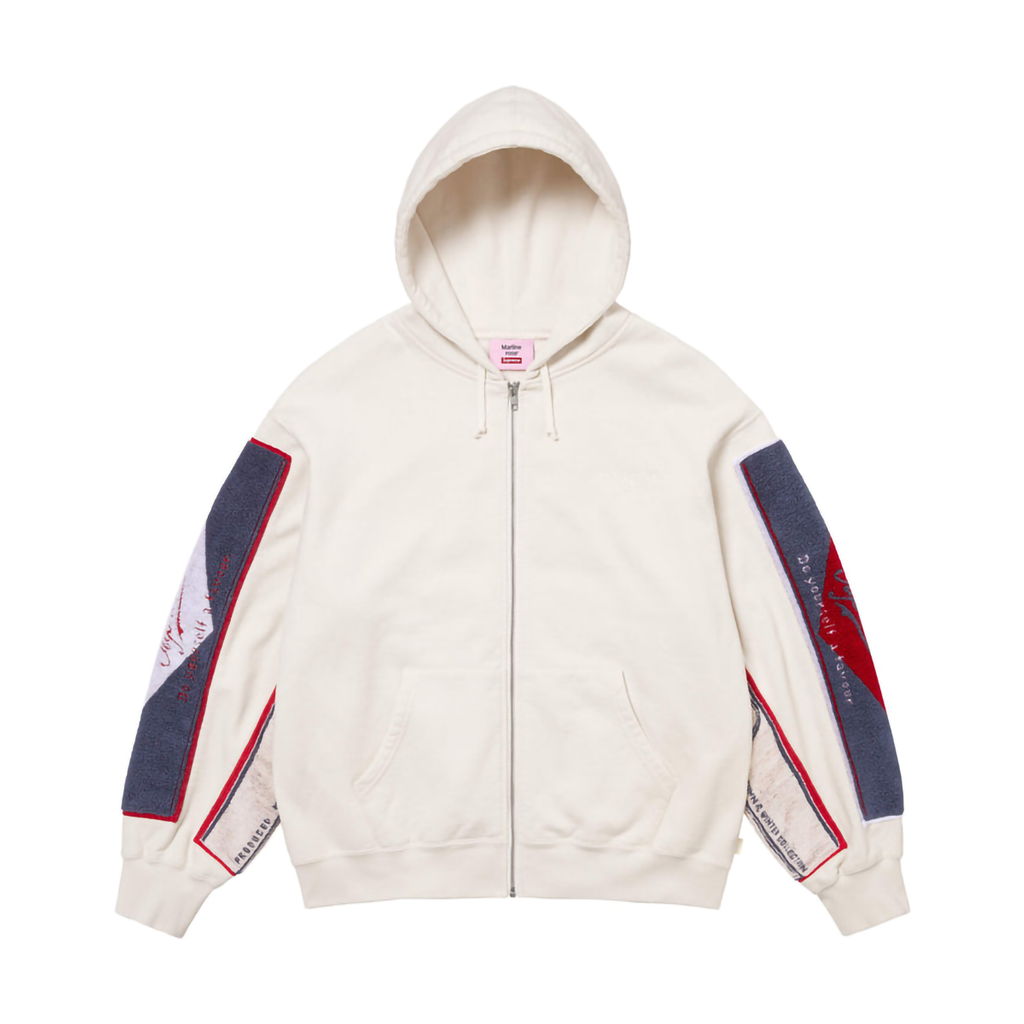 SUPREME Martine Rose Towel Zip Up Hooded Sweatshirt 
