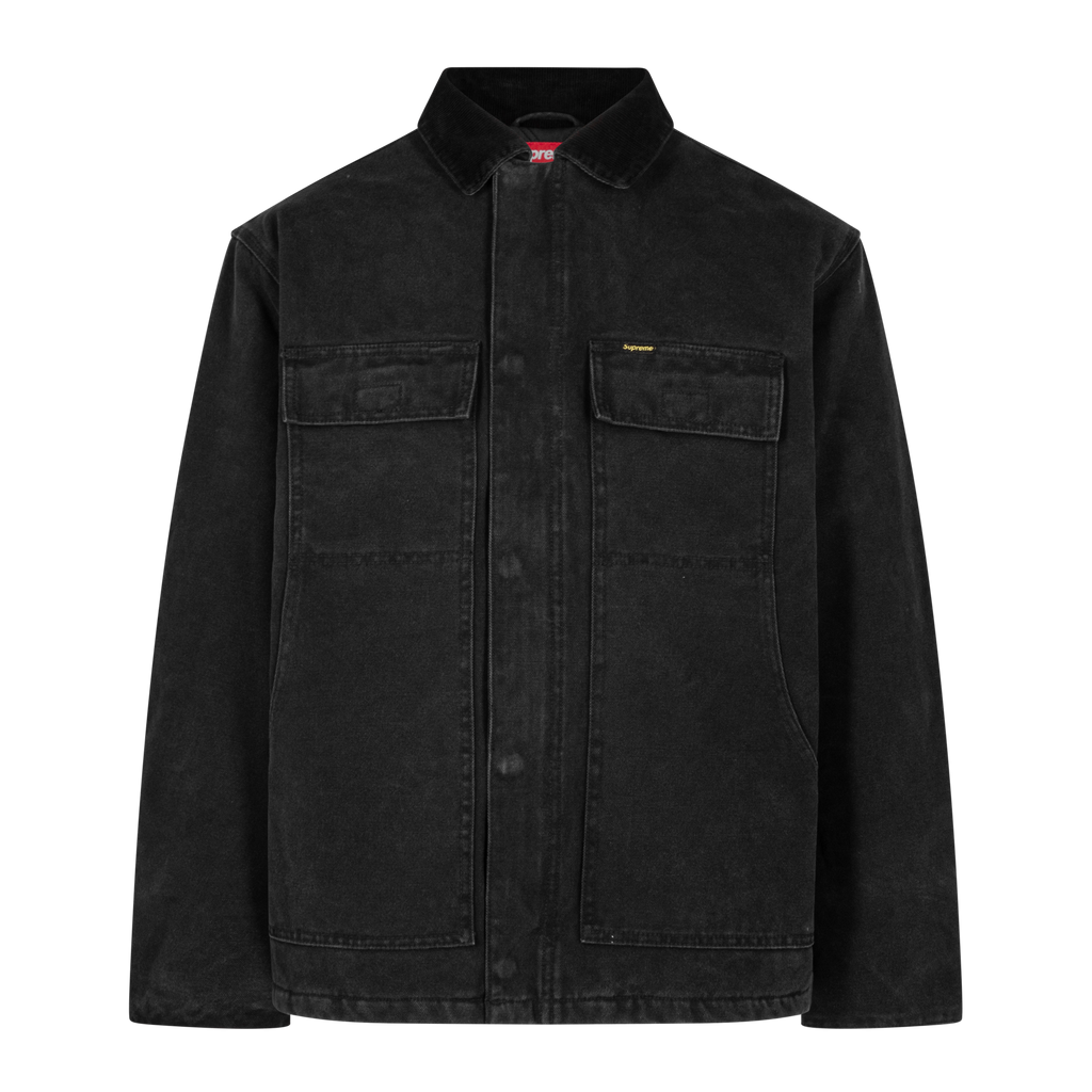 SUPREME Old English Canvas Work Jacket SUPREME Old English Canvas Work Jacket